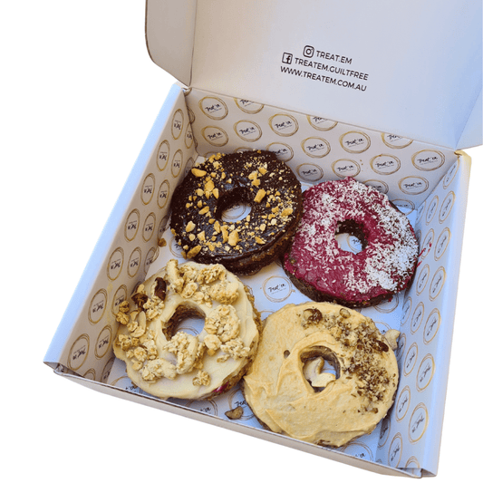 protein donut dessert box